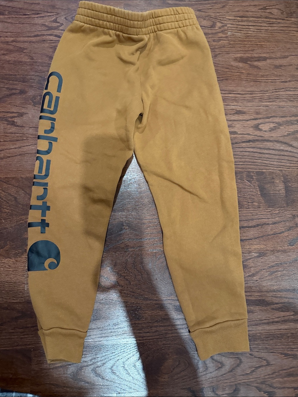 Carhartt Kids' Caramel Logo Joggers with Black Print worn once